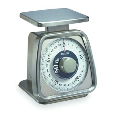 Taylor Stainless Steel Analog Portion Control Scale 50Pound