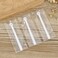 GSHLLO 50 Pcs 025ml Mini Measuring Spoons Tiny Plastic Scoops Micro Teaspoon Scoops Long Handle Scoop Small Kitchen Spoon Measurement Tools for Seasoning
