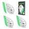 N/A/ 3 Pack Stainless Steel Herb Cutter Stripper 9 Holes Kitchen Leaf Herb Stripper 2 in 1 Design Herb Stripper Tool Herb Leaf Stripping Tool Metal Herb Pealer Remover