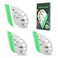 N/A/ 3 Pack Stainless Steel Herb Cutter Stripper 9 Holes Kitchen Leaf Herb Stripper 2 in 1 Design Herb Stripper Tool Herb Leaf Stripping Tool Metal Herb Pealer Remover