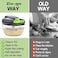 Ziweaye Manual Food Processor Vegetable Chopper Portable Hand Pull String Garlic Mincer Onion Cutter for Veggies Ginger Fruits Nuts Herbs etc 500mlGraygreen