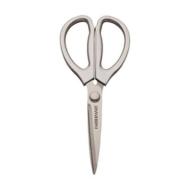 Farberware All Purpose High Carbon Stainless Steel Shears with Contoured Handles Silver