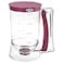 Chef Buddy Pancake Batter Dispenser 4Cup Batter Dispenser with Squeeze Handle for Pancakes Waffles Muffins and Crepes Baking Tools Purple