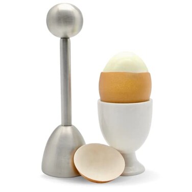 ICO Stainless Steel Egg Topper and Perfect Egg Opener for Soft Boiled Eggs Egg Cracker for Hard Boiled Eggs