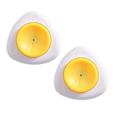 jawbush Egg Piercer for Raw Eggs 2 Pack with Magnetic Base and Safety Lock Hard Boiled Egg Peeler Egg Pricker to Get a Good Hard Boiled Egg Easy Egg Peeler Kitchen Gadget