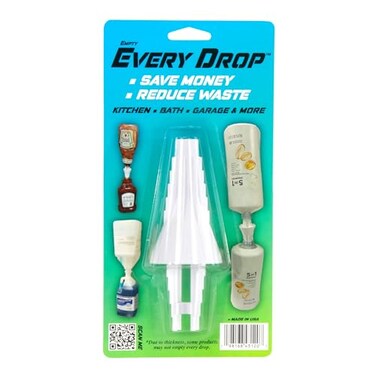 JCK Innovations Last Drop Universal Bottle Emptying Kit Transfer Connector for Soap Lotion Shampoo Conditioner and Kitchen