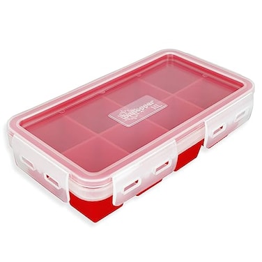 myTopper IceTopper Ice Cube Tray with 2 Attached Lids Easy Release Ice Cube Molds 14 Cubes per Tray Stackable Dishwasher Safe 100 Food Grade BPA Free Recyclable XL 1 Pack