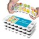 DclobTop Ice Cube Trays for Freezer 3 Pack 42 Ice Cubes Easy to Release Plastic Silicone Trays with SpillResistant Lids Reusable Stackable Tray for Cocktails Drinks and Coffee BPAFreeBlack