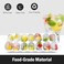 DclobTop Ice Cube Trays for Freezer 3 Pack 42 Ice Cubes Easy to Release Plastic Silicone Trays with SpillResistant Lids Reusable Stackable Tray for Cocktails Drinks and Coffee BPAFreeBlack