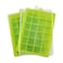 Guardians Ice Cube Tray Silicone Square Ice Trays Easy Release Stackable Ice Cube Mold with Removable Lid 24 Cavity 2 Pack Green