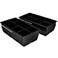 Home-Complete HomeComplete Large Ice Cube Tray Double Pack Black