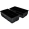 Home-Complete HomeComplete Large Ice Cube Tray Double Pack Black