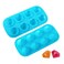 Webake 2 Pack Ice Cube Trays Diamond Shape 8 Cavity Reusable Silicone Ice Cube Mold Crayons Wax Resin Chocolate Candy Molds