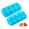 Webake 2 Pack Ice Cube Trays Diamond Shape 8 Cavity Reusable Silicone Ice Cube Mold Crayons Wax Resin Chocolate Candy Molds