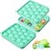 Webake 2 Pack Sphere Ice Cube Trays 11 Small Round 36pcs Ice Ball Maker Flexible Silicone Molds for Cocktails Whiskey Tea Coffee Easy Release BPA Free Green