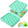 Webake 2 Pack Sphere Ice Cube Trays 11 Small Round 36pcs Ice Ball Maker Flexible Silicone Molds for Cocktails Whiskey Tea Coffee Easy Release BPA Free Green