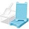 GGUW Mini Ice Cube Tray for Freezer Nugget Ice Cube Tray with Bin Crushed Ice Tray Making 4117 PCS Icecube Easy Release Iced Maker Trays