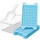 GGUW Mini Ice Cube Tray for Freezer Nugget Ice Cube Tray with Bin Crushed Ice Tray Making 4117 PCS Icecube Easy Release Iced Maker Trays