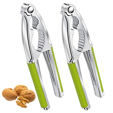 Windspeed 2 Pack Walnut Cracker Tools Heavy Duty Nut Crackers for Walnuts Pistachio Stainless Steel Walnut Cracker Opener Tool with NonSlip Handle