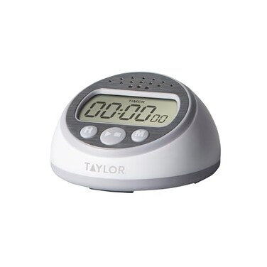 Taylor Digital Timer Counts Up and Down for School Learning Projects and Kitchen Tasks Super Loud Digital Timer Gray