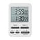 Taylor Dual Event Digital Timer wClock White