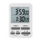 Taylor Dual Event Digital Timer wClock White