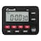 Escali MultiTask Four Event Digital Kitchen Timer with Clock Mode Magnetic Back Overtime Counter