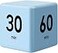 Feilifan Cube TimerProductivity Timer Kids Time Timer Gravity Sensor flip Timer for Time Management and Countdown Settings 15 20 30 60 Minutes Blue