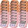 Weewooday 24 Pcs Digital Kitchen Timer Magnetic Timer Bulk OnOff Switch Minute Second Count up Countdown Loud Alarm for Exercise Cook Baking PinkOrange