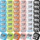 Macarrie 48 Pcs Digital Kitchen Timer Bulk Small Magnetic Backing Stand Timer Clock Loud Alarm LCD Display Electronic Minute Second Count up Countdown Alarm for Teacher Classroom Cooking Baking