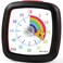 Secura 60Minute Visual Timer Silent Study Timer for Kids and Adults Time Clocks Time Management Countdown Timer for Teaching Black Star