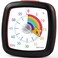Secura 60Minute Visual Timer Silent Study Timer for Kids and Adults Time Clocks Time Management Countdown Timer for Teaching Black Star