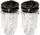 Blendin 18 Ounce Small Cup Jar with Sip N Seal Lids Replacement Cup Compatible with Nutri Ninja AutoiQ 1000w Series and Duo Blenders Premium Blender Cups Replacement 2 Pack