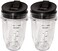 Blendin 18 Ounce Small Cup Jar with Sip N Seal Lids Replacement Cup Compatible with Nutri Ninja AutoiQ 1000w Series and Duo Blenders Premium Blender Cups Replacement 2 Pack