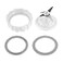 DRELD Replacement for Hamilton Beach Blender Blade with Blade Gasket Blender Jar Base Bottom Screw Cap and 2 Rubber O Ring Gasket Sealing Ring