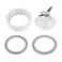 DRELD Replacement for Hamilton Beach Blender Blade with Blade Gasket Blender Jar Base Bottom Screw Cap and 2 Rubber O Ring Gasket Sealing Ring