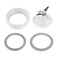 DRELD Replacement for Hamilton Beach Blender Blade with Blade Gasket Blender Jar Base Bottom Screw Cap and 2 Rubber O Ring Gasket Sealing Ring