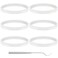 PODCAY 6 PCS Rubber Gaskets 10cm Sealing Gaskets White ORing Replacement Parts for Ninja Blender BL480 BL680 BL910 CT680