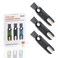 vidonio 3 in 1 Cup Lid Gap Cleaning Brush Set Multifunctional Insulation Bottle Cleaning Tools Mutipurpose Tiny Silicone Cup Holder Cleaner Home Kitchen Cleaning Tools