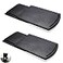 HOSKO 2 Pack Sliding Coffee Maker Tray 12 Countertop Appliance Caddy Slider for Blender Toaster under Carbinet Black ABS Rolling Out Tray