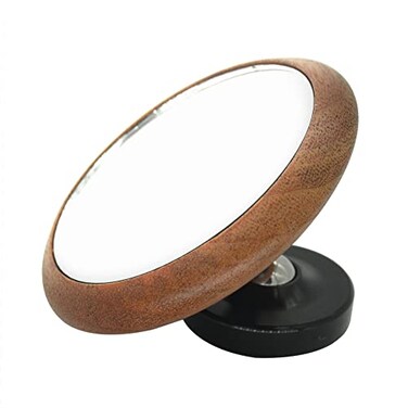 UPTTHOW Espresso Lens Reflective Mirror Flow Rate Observation Wooden Base Magnetic Cafe Machine Tool Coffee Maker Accessories for Home Barista Cafe Bar