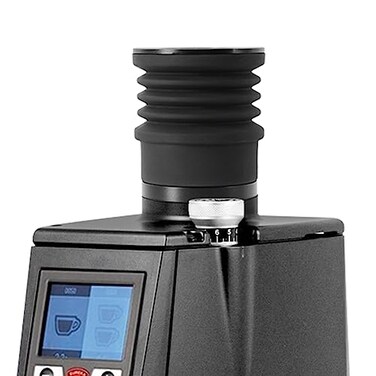 CAFEMASY Single Dose Hopper Compatible with Eureka Atom Espresso Grinder Aluminum Single Dose Coffee Grinder Hopper and Lid with Silicone Bellow Air Blower