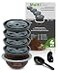 mycoffeestar Reusable Coffee Capsule Lids Refillable Pod Lids for Nespresso Vertuo Compatible with All VertuoLine Machines Practical CostSaving Solution 4 Count