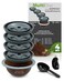 mycoffeestar Reusable Coffee Capsule Lids Refillable Pod Lids for Nespresso Vertuo Compatible with All VertuoLine Machines Practical CostSaving Solution 4 Count