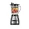 Hamilton Beach Power Elite Wave Action Blender For Smoothies 40 Oz Glass Jar 12 Functions Including Puree Crush Ice 700 Watts Black 58148A