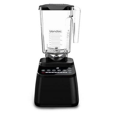 Blendtec Original Designer Series Blender and 90 Oz WildSide Jar Kitchen Blender Bundle Black