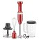 KitchenAid Variable Speed Corded Hand Blender with Blending Pitcher Whisk and Chopper Attachments KHBV83ER Empire Red