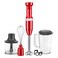 KitchenAid Variable Speed Corded Hand Blender with Blending Pitcher Whisk and Chopper Attachments KHBV83ER Empire Red
