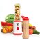 Moss & Moss Stone Single Serve Blender White Red 20 oz
