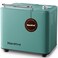 Neretva Bread Maker 20IN1 2LB Bread Machine Dual Heater Bread Maker Machine Automatic with Nonstick Ceramic Pan 15H Timer 1H Keep Warm Set Low Noise Stainless Steel Breadmaker RecipeGreen